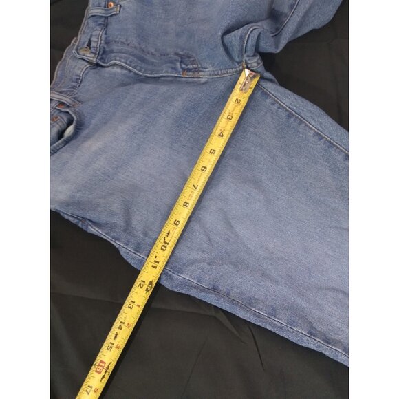 Levis 511 Jeans Mens 38x32 Premium Light Blue Washed Big E Red Tab  READ - Picture 13 of 16